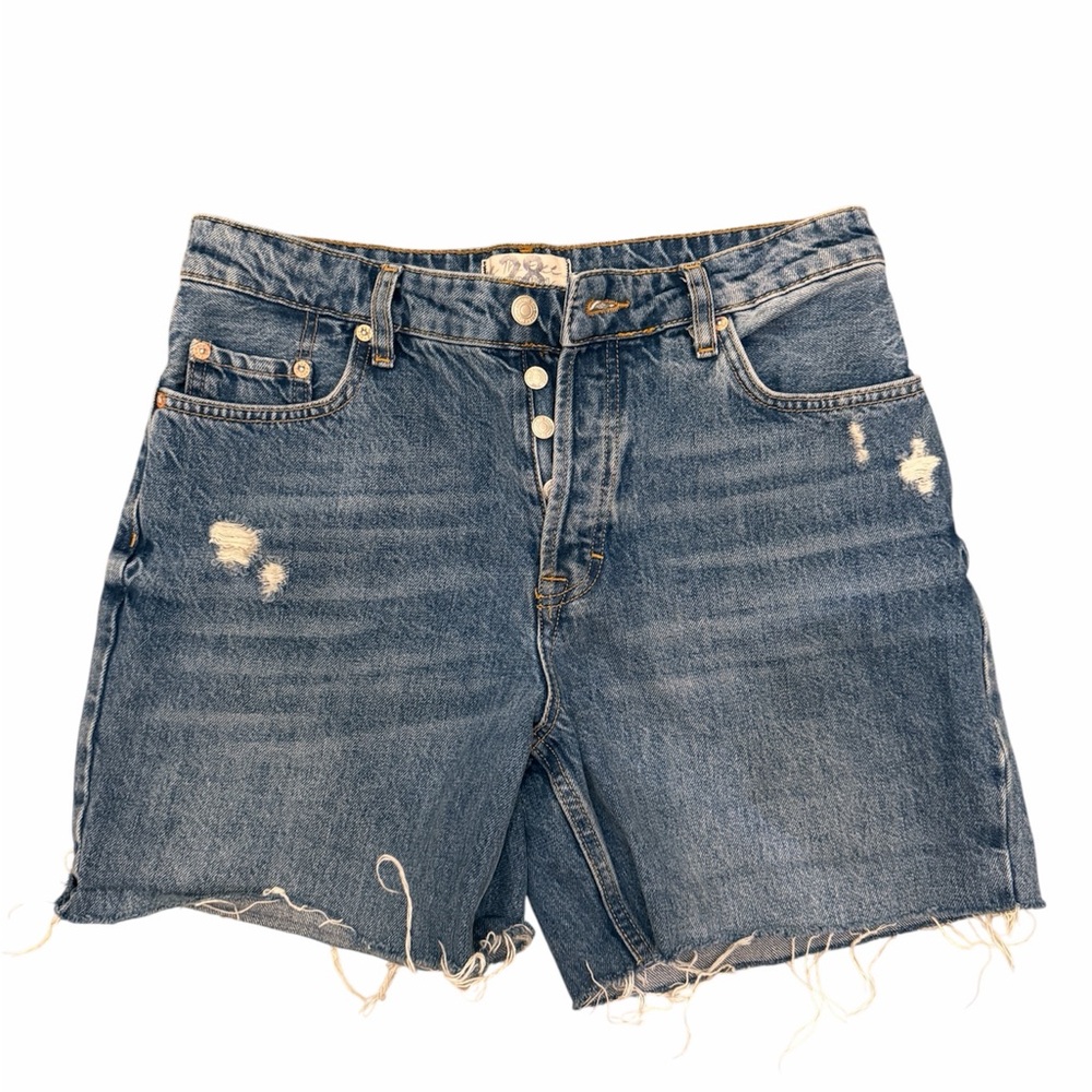 Free People Classic Denim Jean Shorts